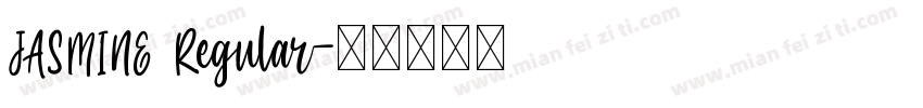 JASMINE Regular字体转换